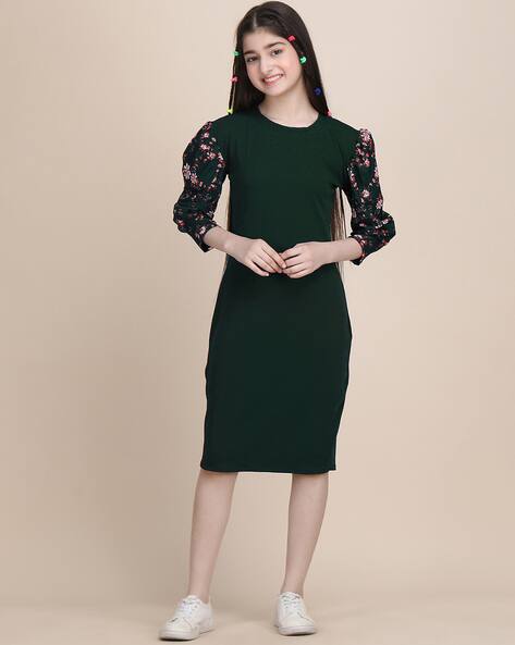 Buy DEKLOOK Girl Bodycon Dress Online | Ajio.com
