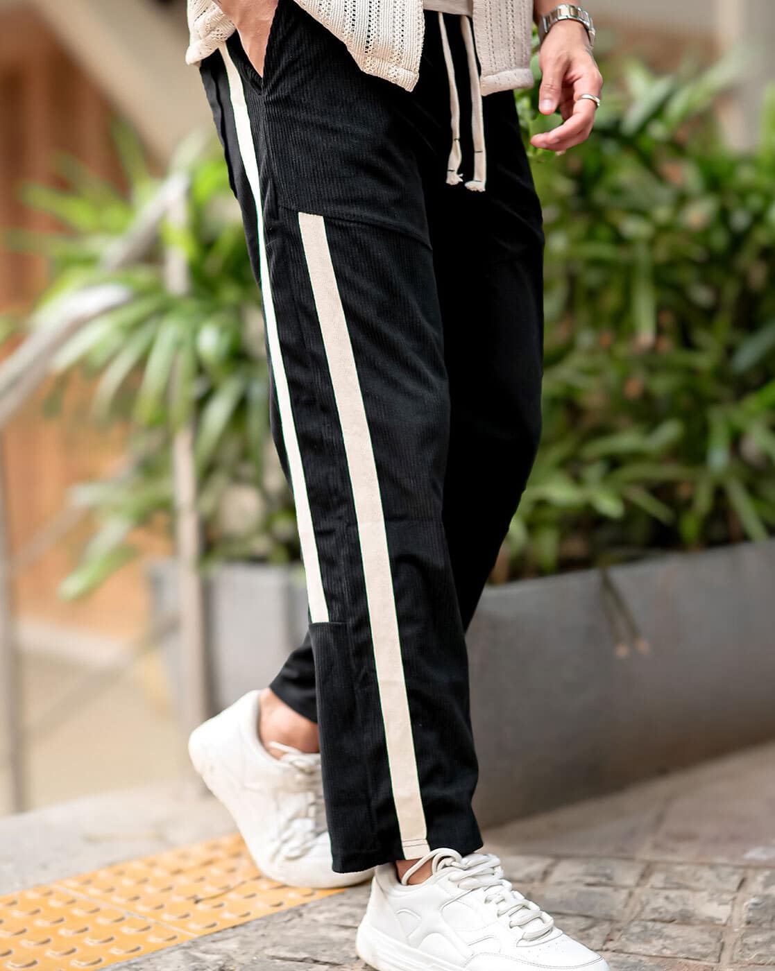 Buy Black Track Pants for Men by MANIAC Online