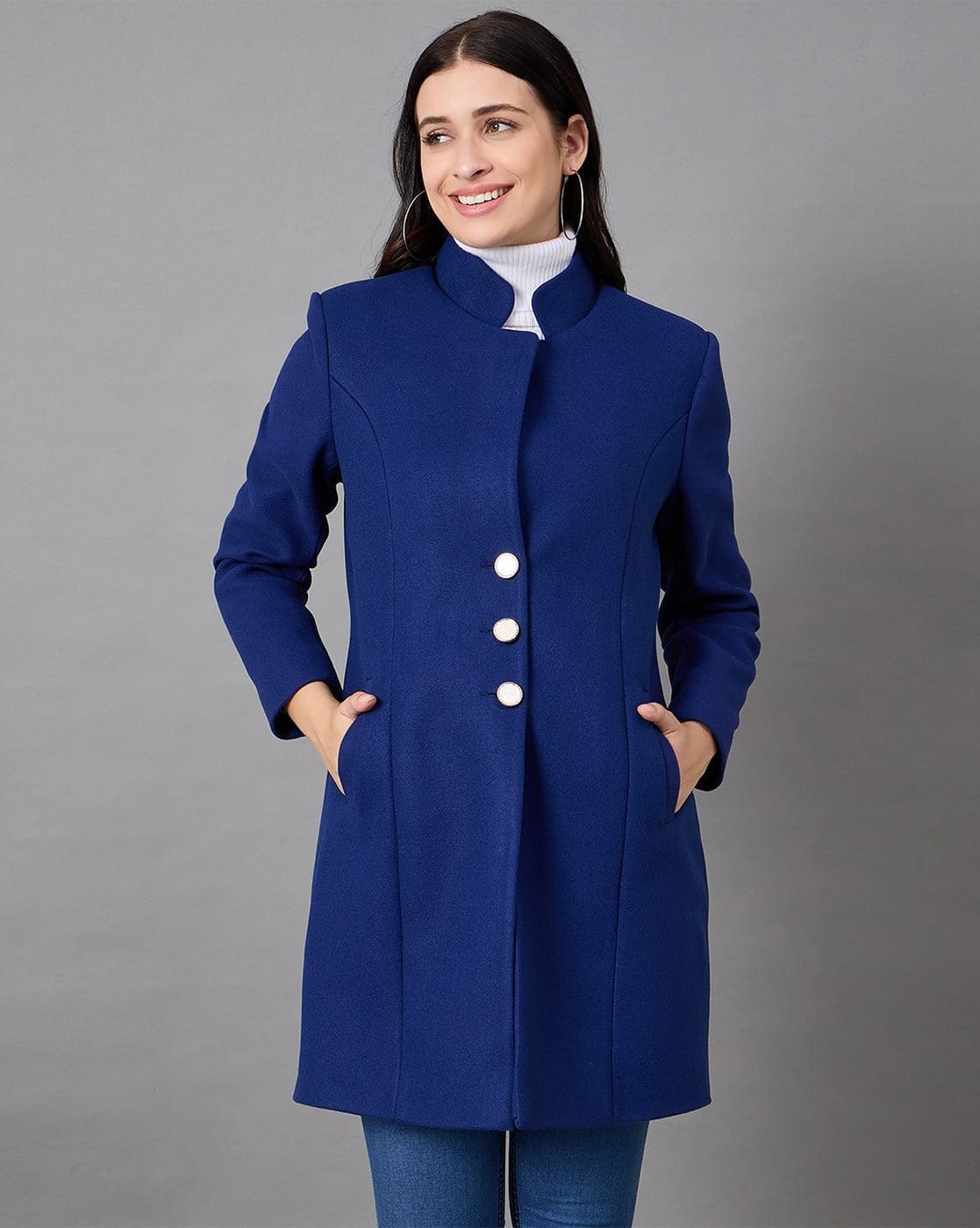 Buy CLUB YORK Women Full Sleeve High Neck L Online | Ajio.com