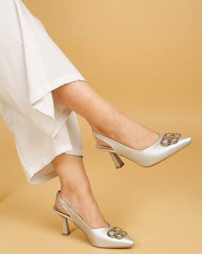 flat n heels Women Pointed-Toe Slingback Pumps-picture-41