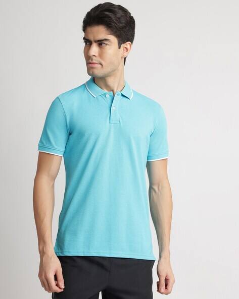 Reebok Men Regular Fit Polo T-shirt