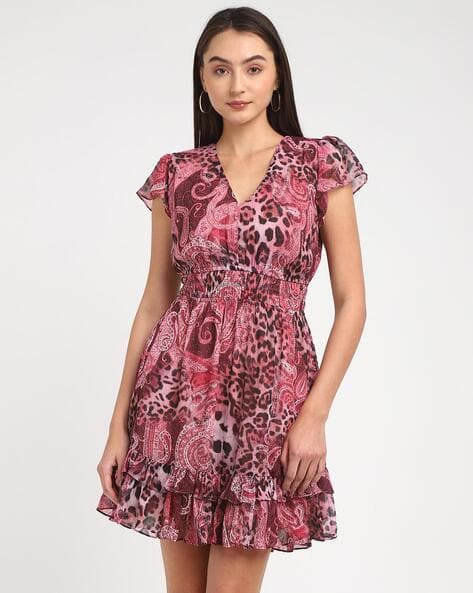 Buy Pink Dresses for Women by GUESS Online | Ajio.com