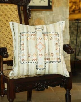 say Geometric Jute Cotton Square Cushion Covers-picture-14