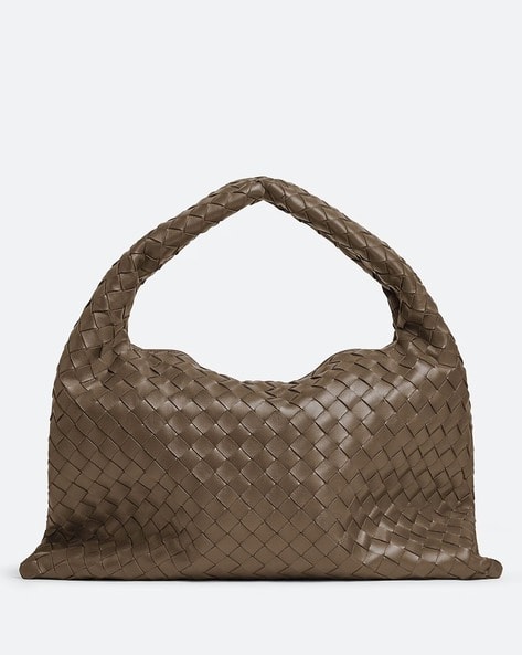 Buy BOTTEGA VENETA Hop Small Shoulder Bag | Olive Color Women