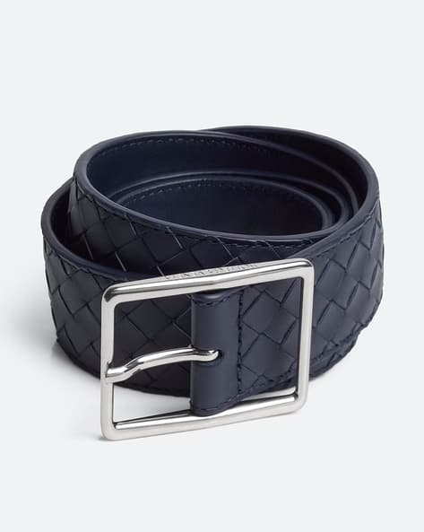 ❤️BOTTEGA VENETA✨ベルト❤️ Buy BOTTEGA VENETA Intrecciato Piccolo Belt | Blue Color Men
