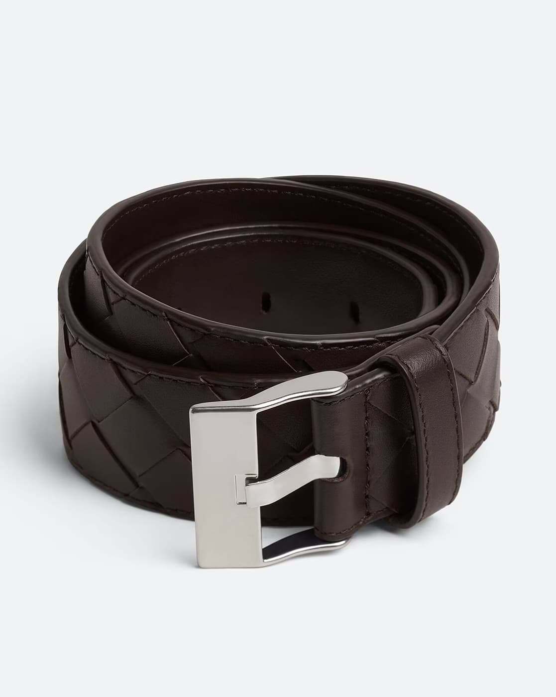 ベルト BOTTEGA VENETA Dark Brown Leather Watch Belt Buy BOTTEGA VENETA Watch Buckle Belt | Brown Color Men