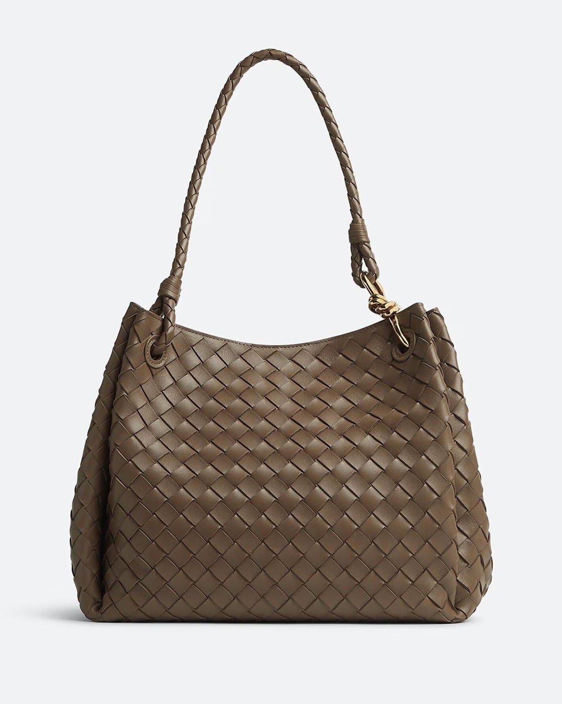 ショルダーバッグ・ポシェット BOTTEGA VENETA Brown Parachute Bottega Veneta Parachute Small Canvas Shoulder Bag | Neiman