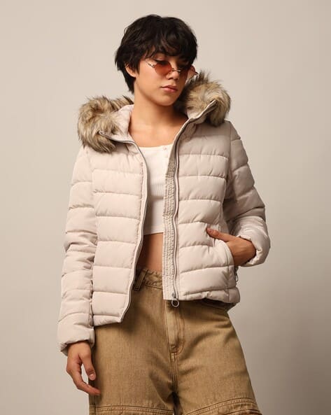 Women Regular Fit Puffer Jacket
