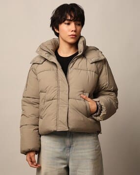 only Women Regular Fit Zip-Front Puffer Jacket-picture-29