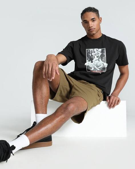 Puma Unisex Club De Course Graphic Print Relaxed Fit Crew-Neck T-Shirt