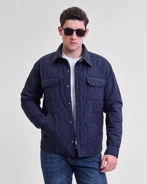 Men Quilted Jacket