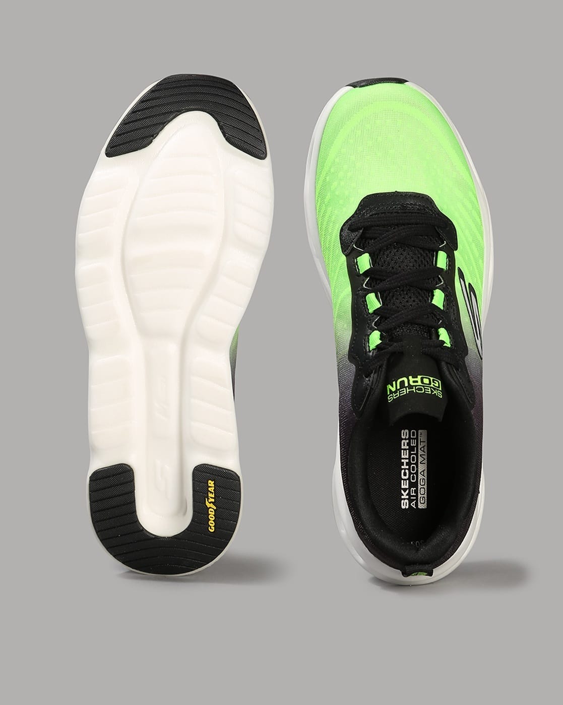SKETCHERS Go Run Swirl Tech Speed Running shoes Mens 11.5 Lime‎ Green -1117Wx1400H-469576824-lime-  main image 4