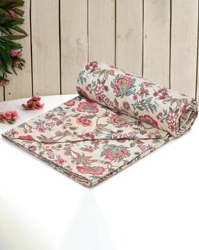 rrc Floral Print Microfiber Double Duvet Cover-picture-31