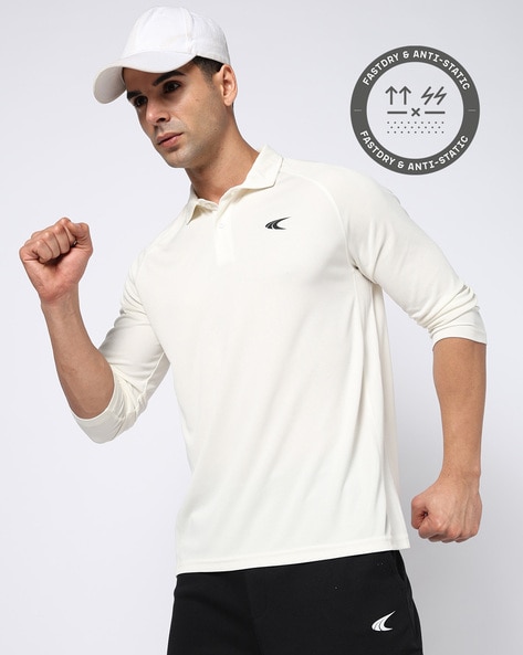 Men Regular Fit Cricket Polo T-Shirt