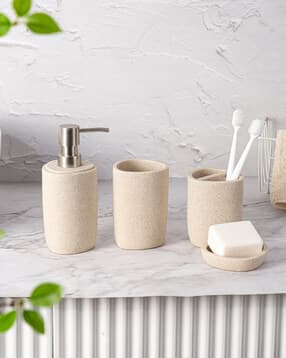 pano Bathroom AccessoriesSet of 4-picture-30