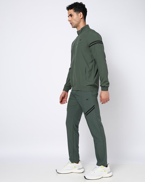Mens olive tracksuit hotsell