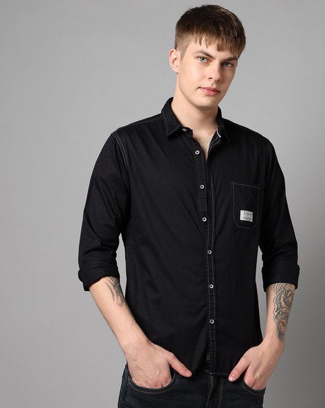 Men Slim Fit Shirt