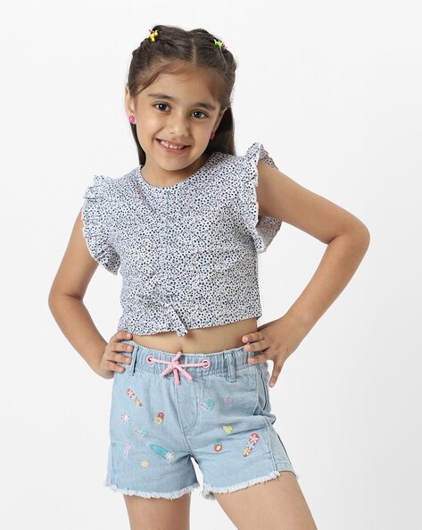 Nauti Nati Girls Floral Top