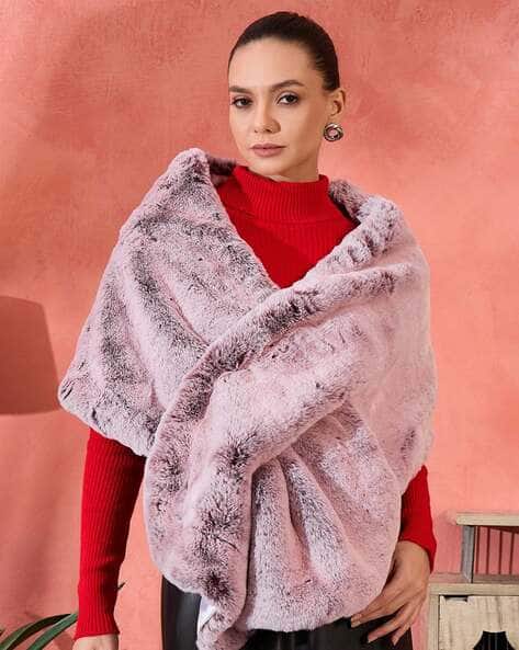 Women Rabbit Fur Cape