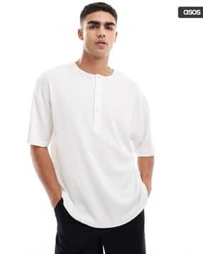 asos design Oversized Henley T-Shirt-picture-38