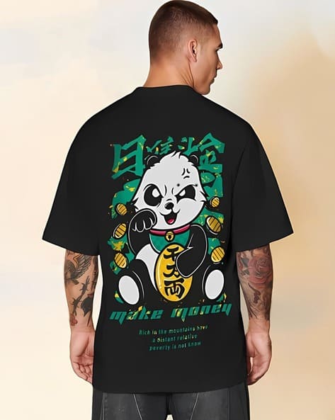 Buy Black Tshirts for Men by Crazybee X AG Online | Ajio.com