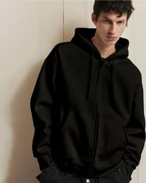 cozy & cove Men Regular Fit Zip-Front Hooded Sweatshirt-picture-12