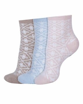 Men Pack of 3 Patterned Everyday Socks-image-2