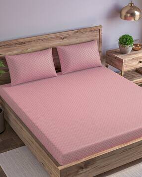 trance home linen Cotton Jacquard Weave Fitted Bedsheet-picture-38