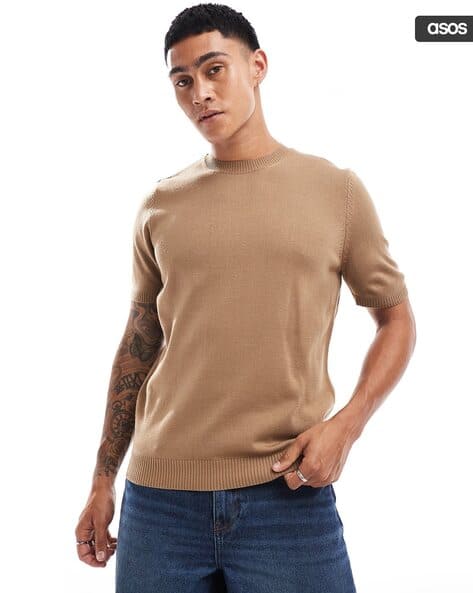 Buy Brown Sweaters Cardigans for Men by ASOS DESIGN Online