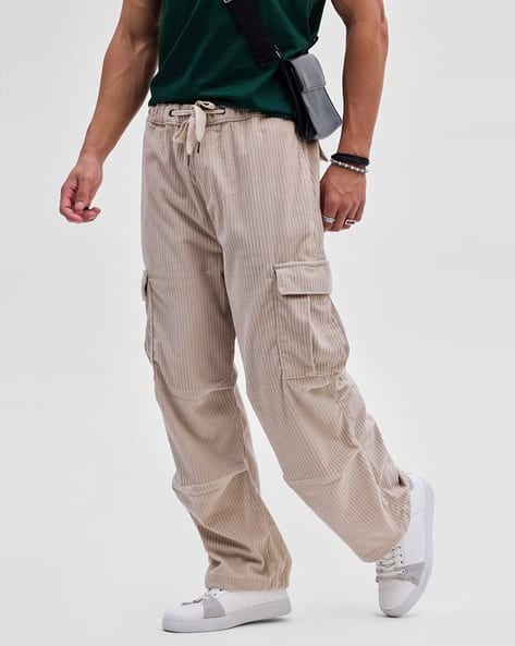 Price History of SNITCH Men Textured Baggy Fit Cargo Pants from