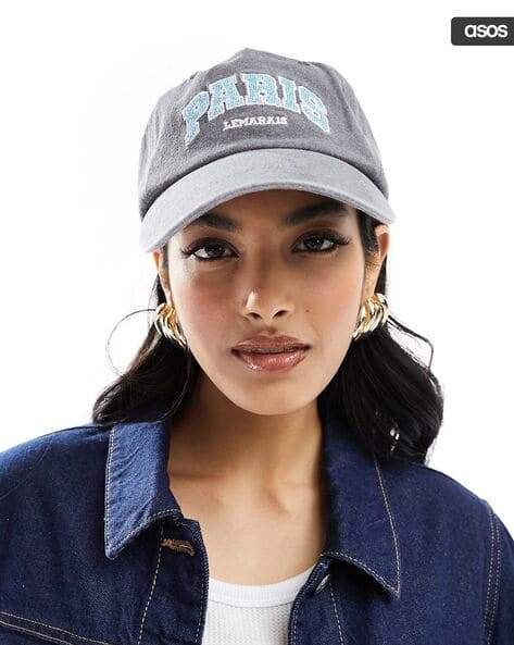 Buy Black Caps Hats for Women by ASOS DESIGN Online