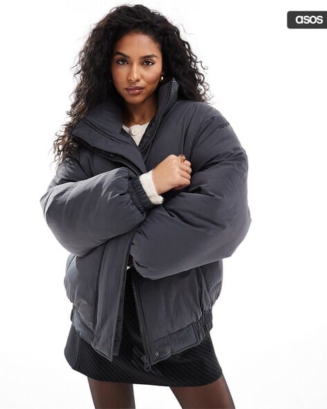 Buy Charcoal Grey Jackets Coats for Women by ASOS DESIGN Online