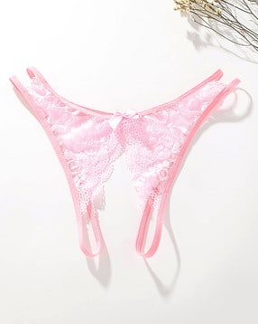 lulu & sky Low Rise Lace Thongs-picture-11