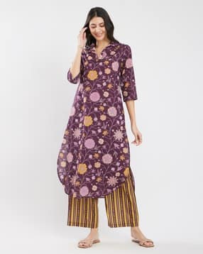 Women Floral Pant-Suit Set-image-16