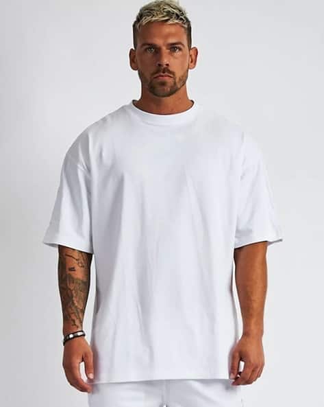 Men Oversized Crew-Neck T-Shirt
