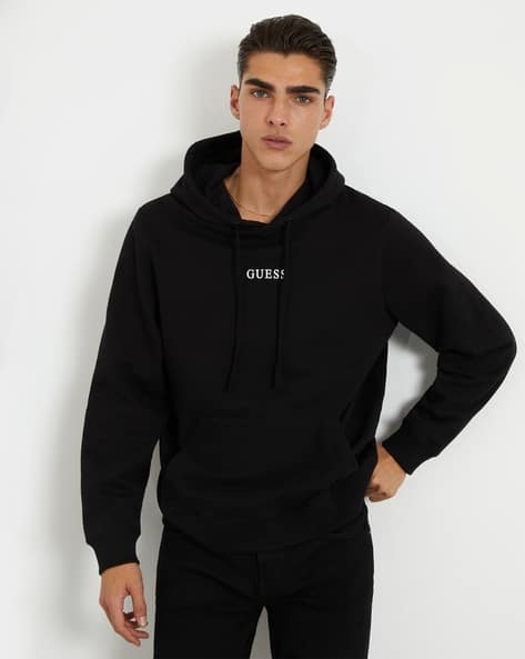 Buy Black Sweatshirt Hoodies for Men by GUESS Online