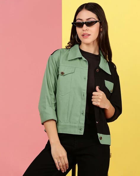 Buy Lime Jackets Coats for Women by VOXATI Online