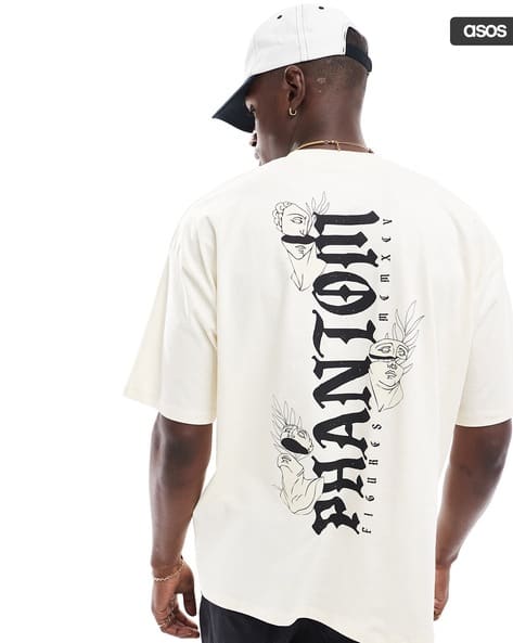 Oversized T-Shirt with Spine Back Print