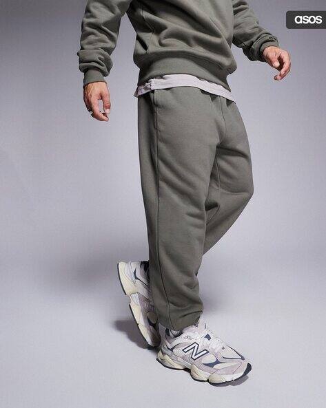 BROKIG Men's Ankle Cord Workout Jogger Pants - Slim Fit Gym Sweatpants With Zipper S 354264