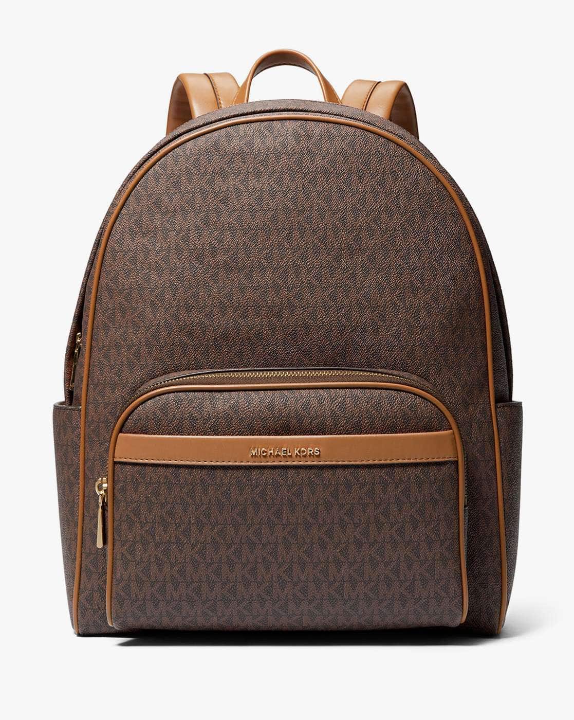 Brown Michael Kors Backpack Abbey Medium Leather Backpacks Michael