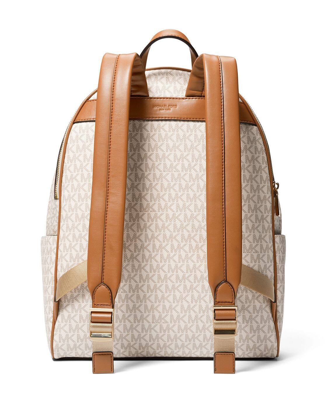 Buy Michael Kors Bex Large Logo Backpack Beige Color Women