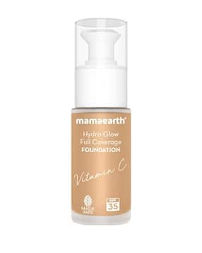mamaearth Hydra-Glow Full Coverage Foundation With Vitamin-C and Turmeric - 06 Caramel Glow-picture-24