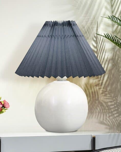 Bedside White Ceramic Table Lamp