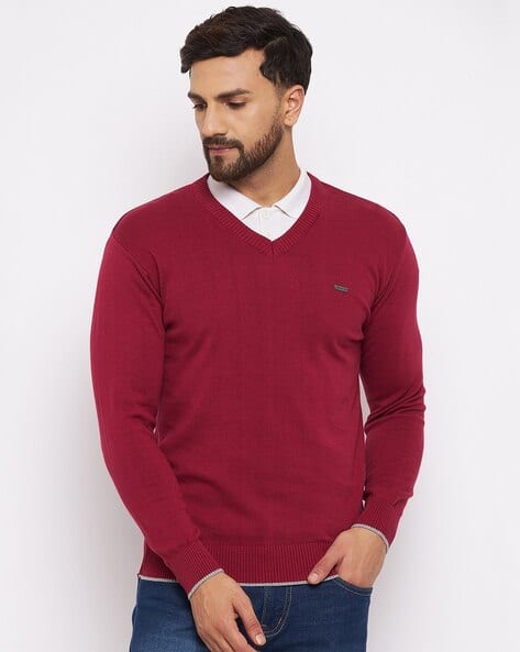 Buy Red Sweaters Cardigans for Men by DUKE Online