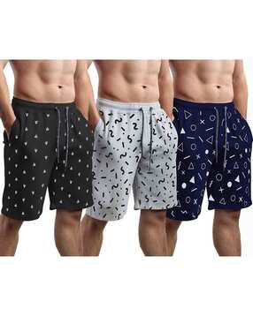 south city Men Pack of 3 Regular Fit Shorts-picture-53