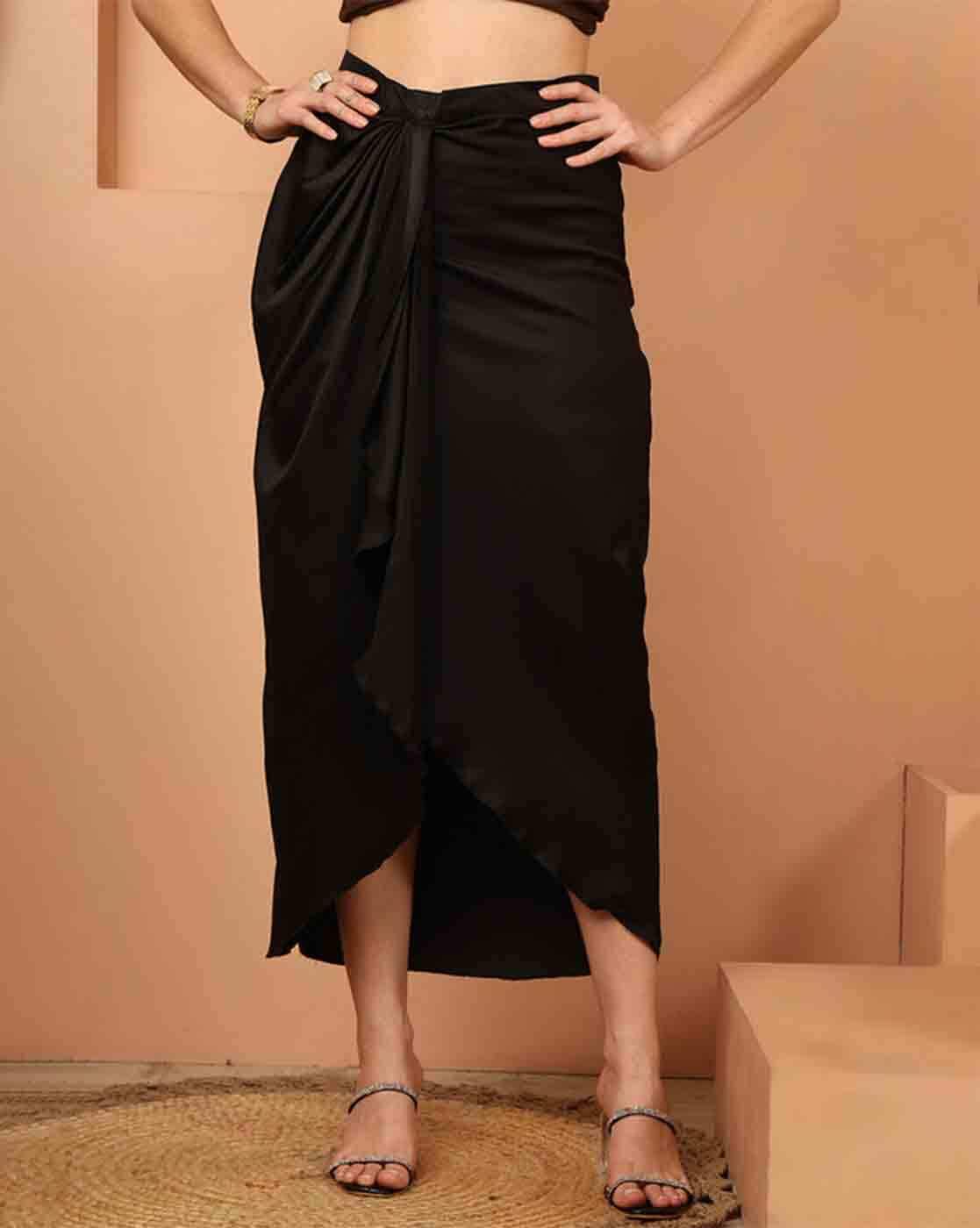 Buy NEUDIS Women Wrap Skirt Online | Ajio.com