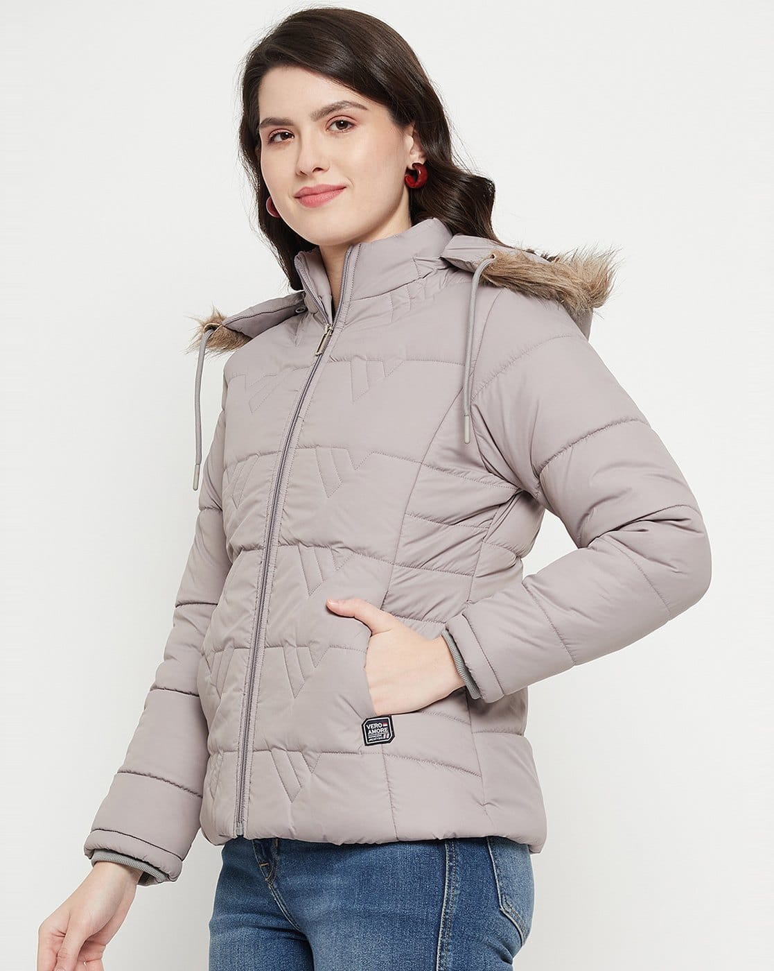 Buy GREY Jackets & Coats for Women by Vero Amore Online | Ajio.com