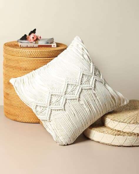 Macrame Square Cushion Cover 18