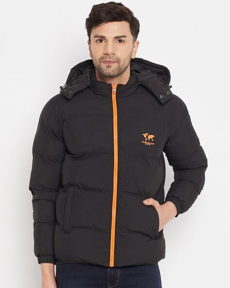 Men Quilted Regular Fit Puffer Jacket