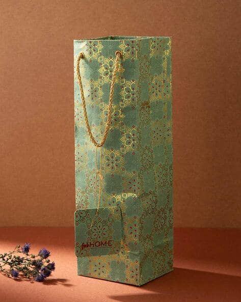 Fabindia Floral Print Gift Bag